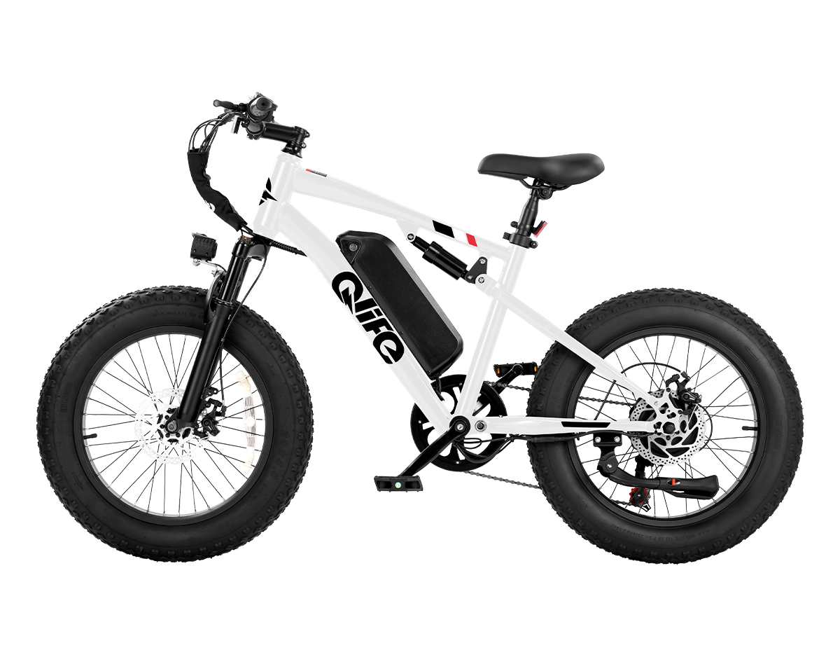 Racer 20x4.0'' Fat Tire 2.0 Electric Bike, Standard, White 2