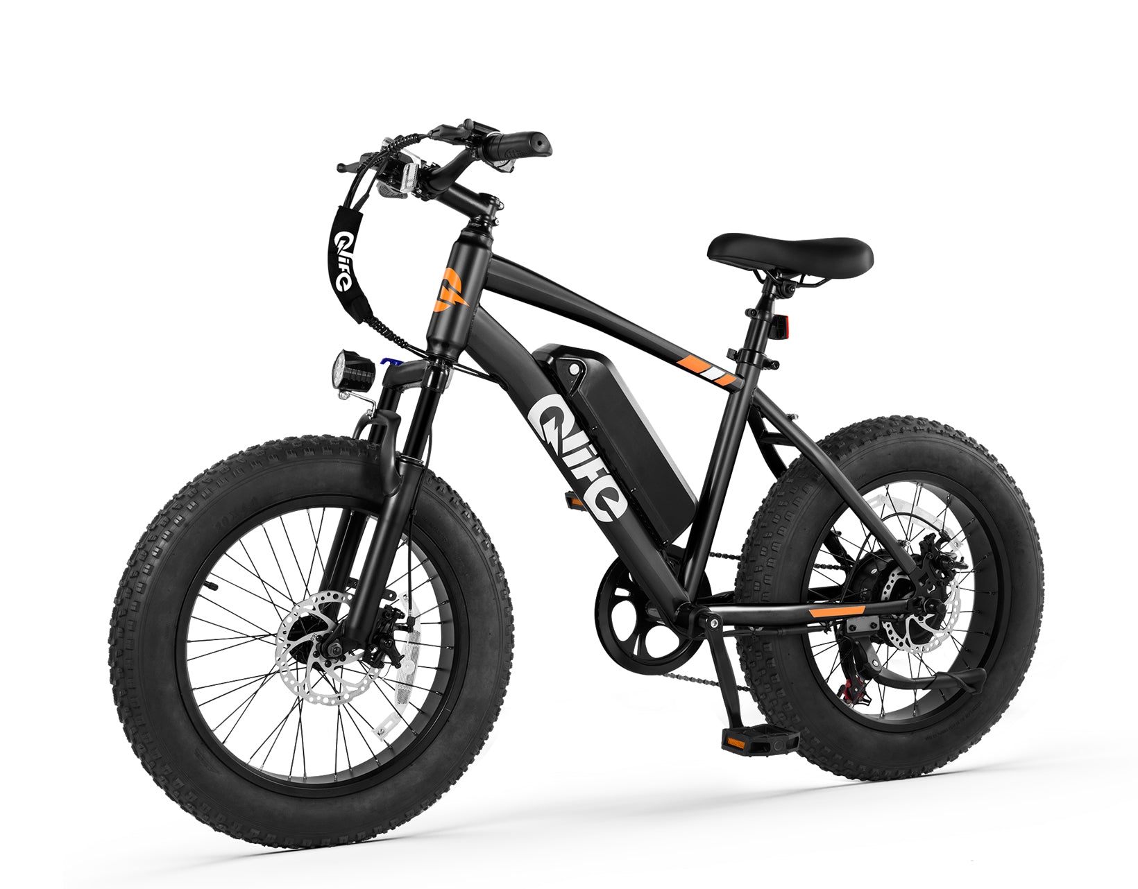 Racer 20x4.0'' Fat Tire Electric Bike For Adults, Standard, Black 2