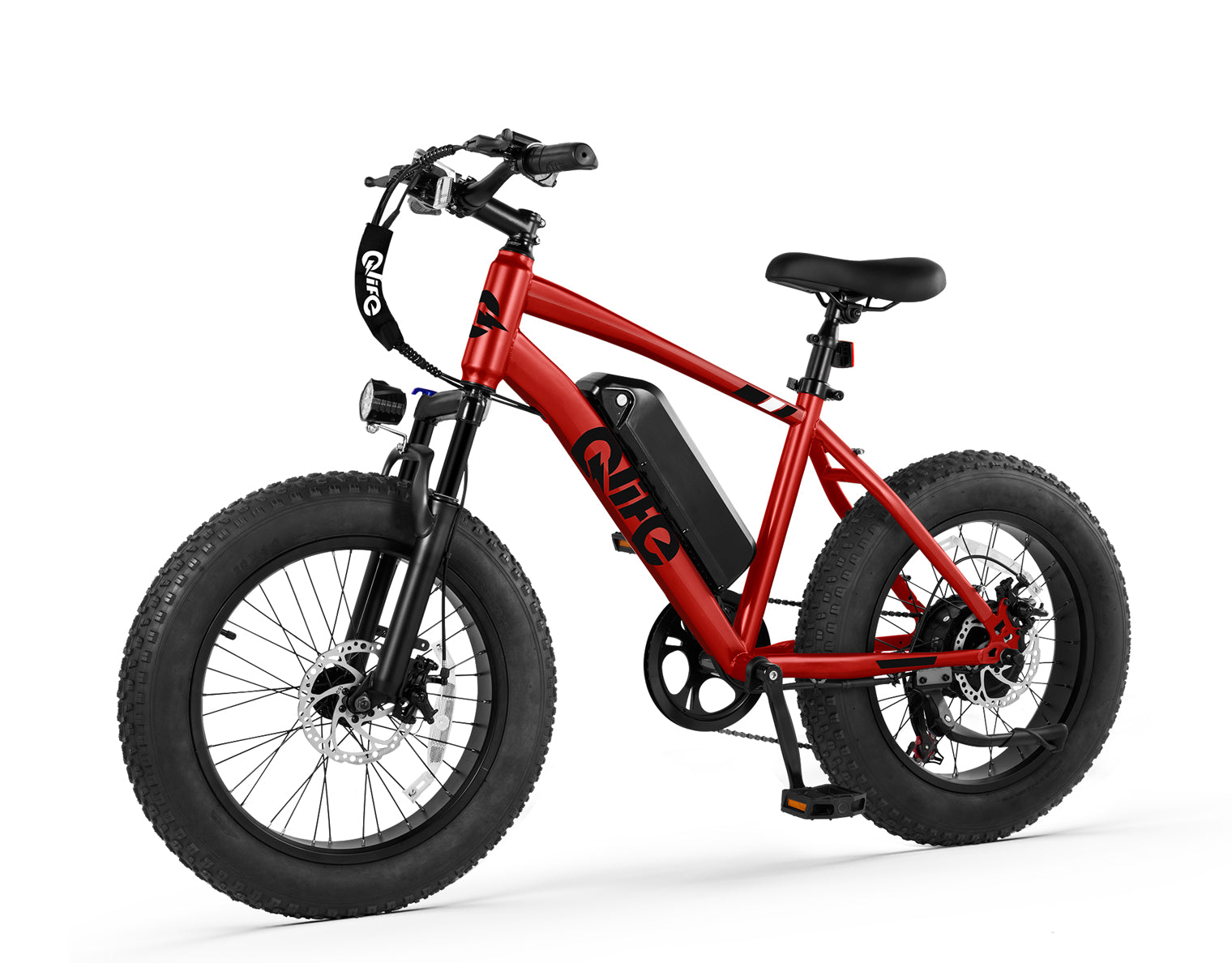 Racer 20x4.0'' Fat Tire Electric Bike For Adults, Standard, Red 2