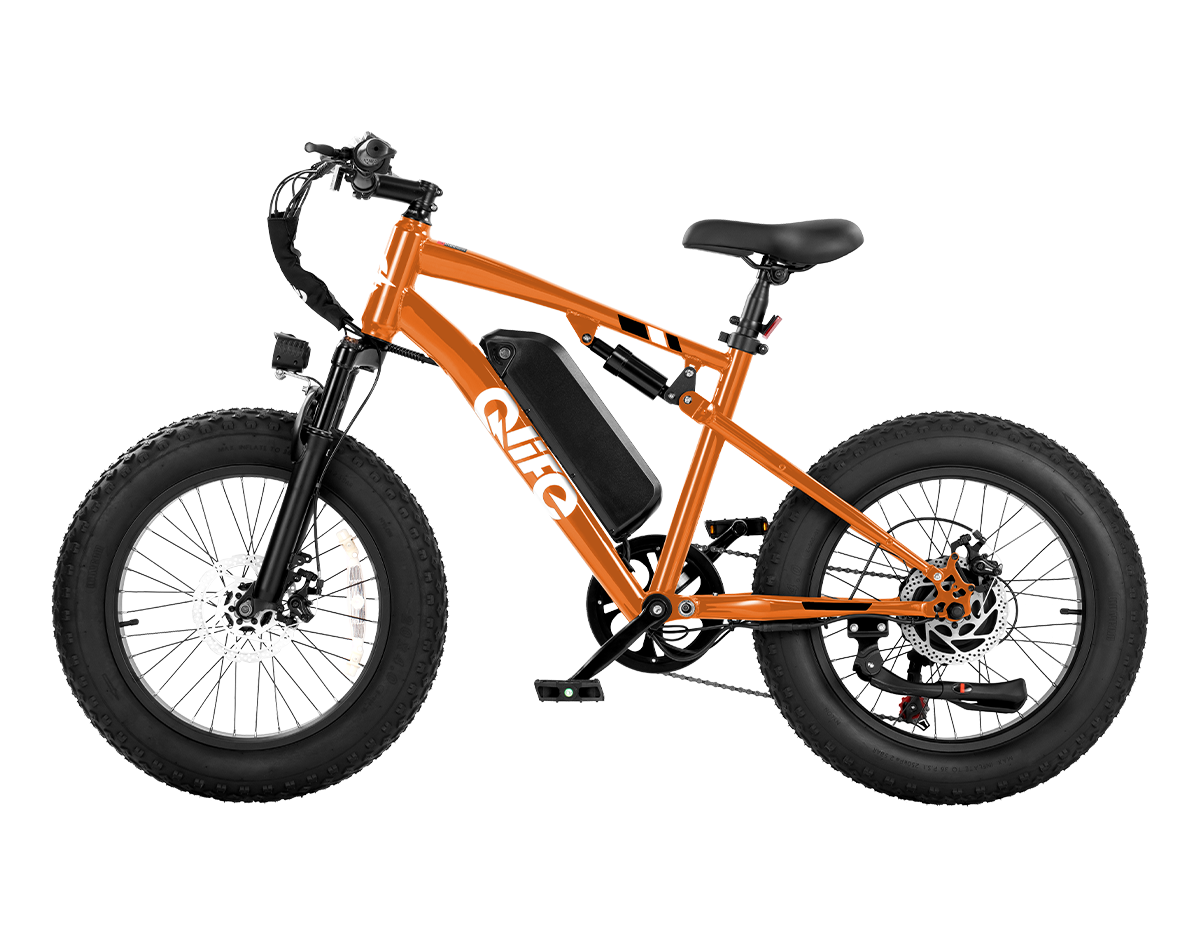 Racer 20x4.0'' Fat Tire 2.0 Electric Bike, Standard, Orange