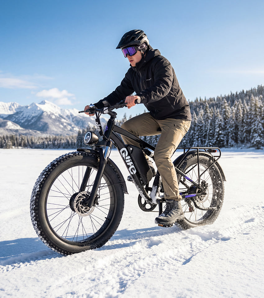 Racer Max Dual Motor 26x4.0'' Fat Tire Electric Bike for Adults, Lifestyle 2