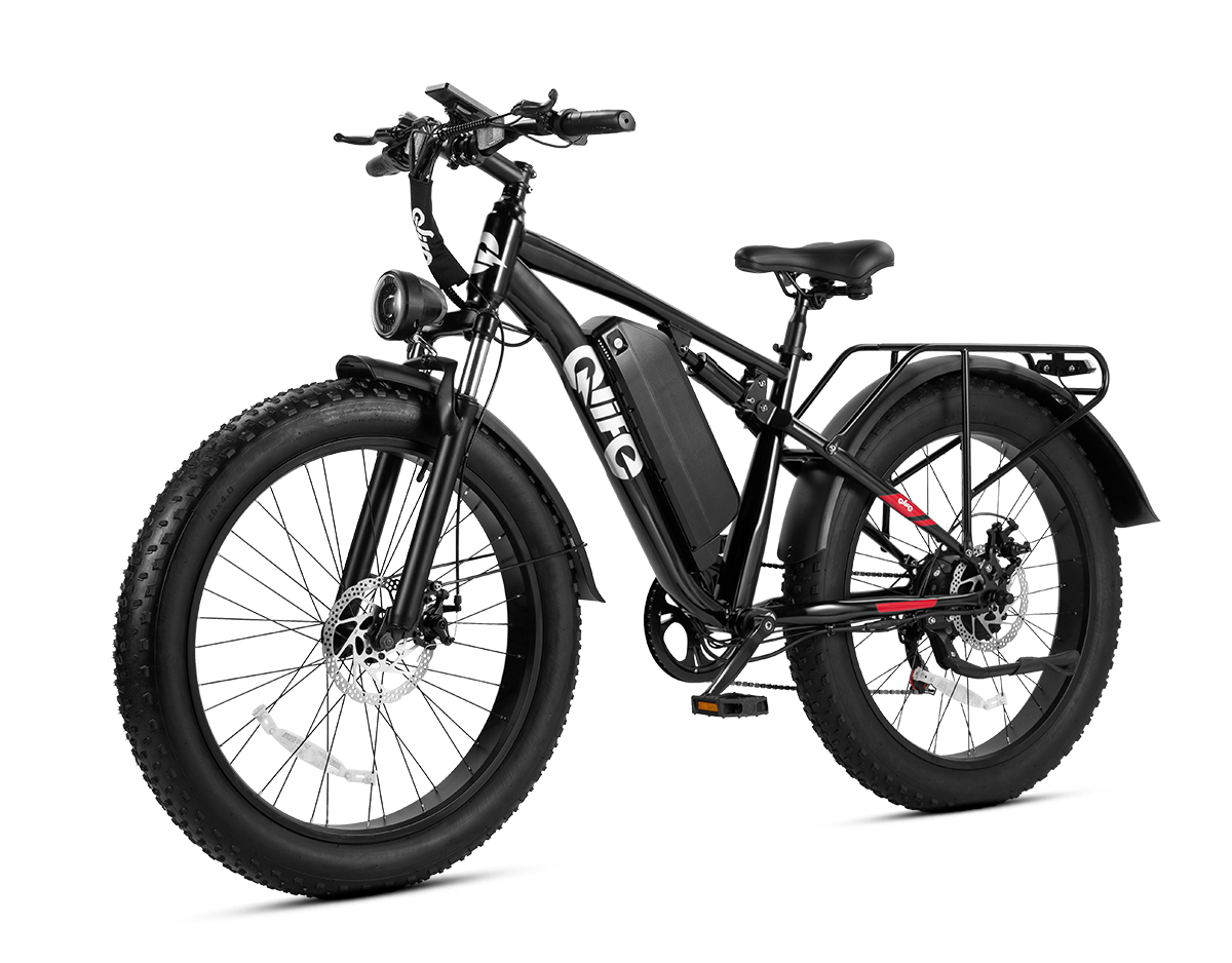 Racer Plus 26x4.0'' Fat Tire 2.0 Electric Bike For Adults, Standard, Black 2