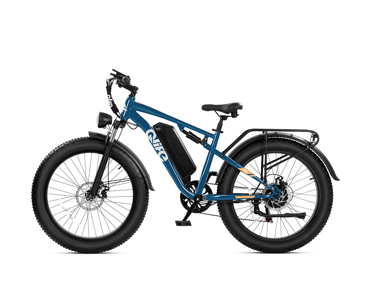 Racer Plus 26x4.0'' Fat Tire 2.0 Electric Bike For Adults, Standard, Blue 2