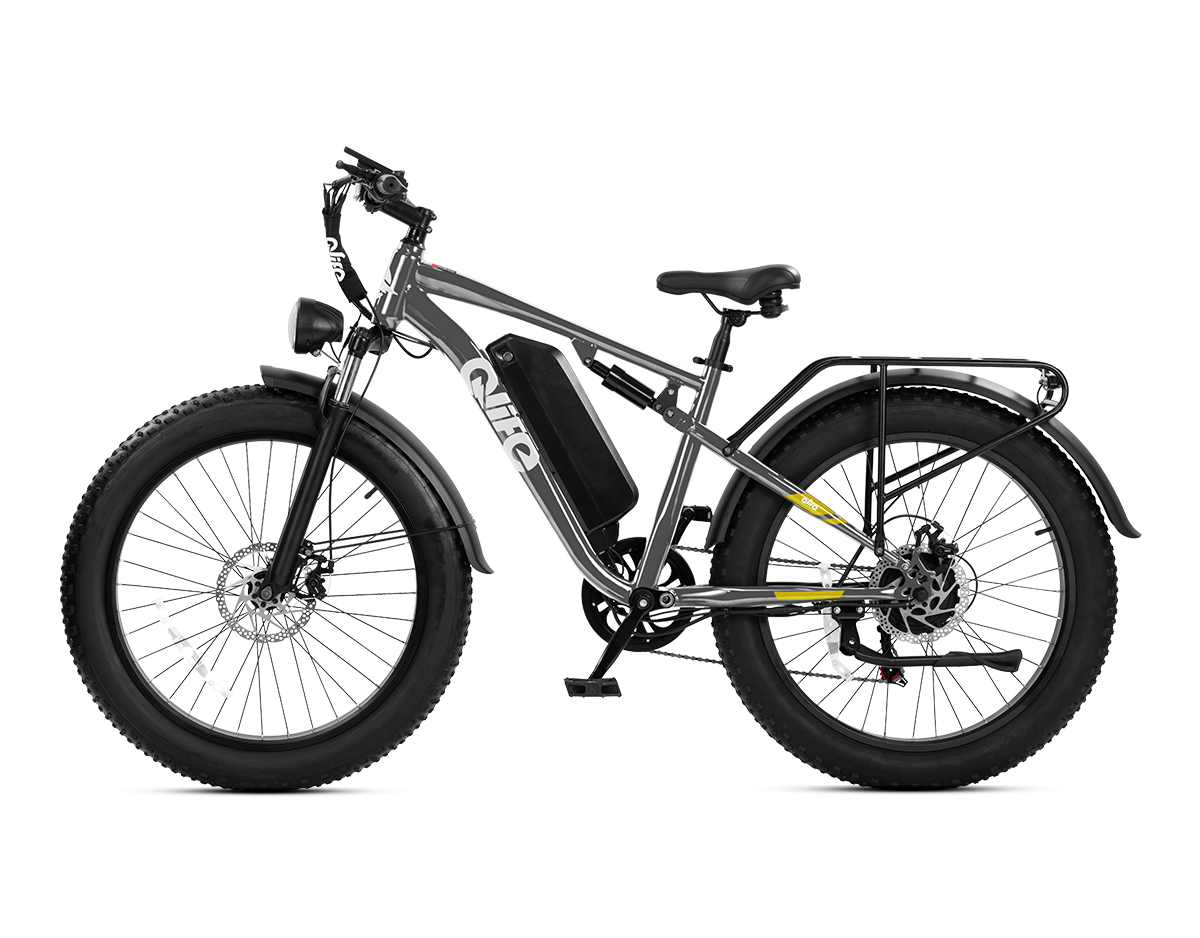 Racer Plus 26x4.0'' Fat Tire 2.0 Electric Bike For Adults, Standard, Grey 2