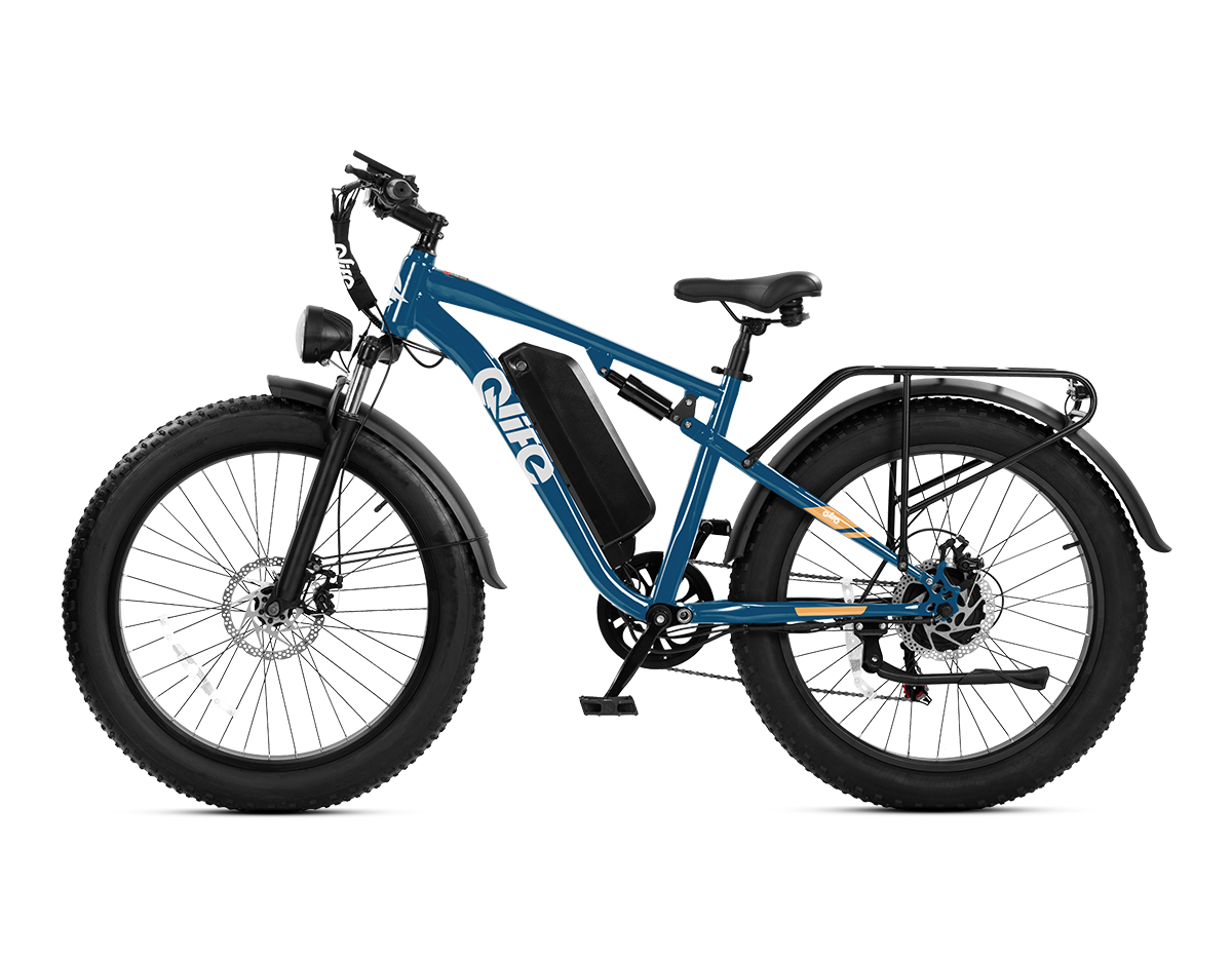 Racer Plus 26x4.0'' Fat Tire 2.0 Electric Bike For Adults, Standard, Navy 2