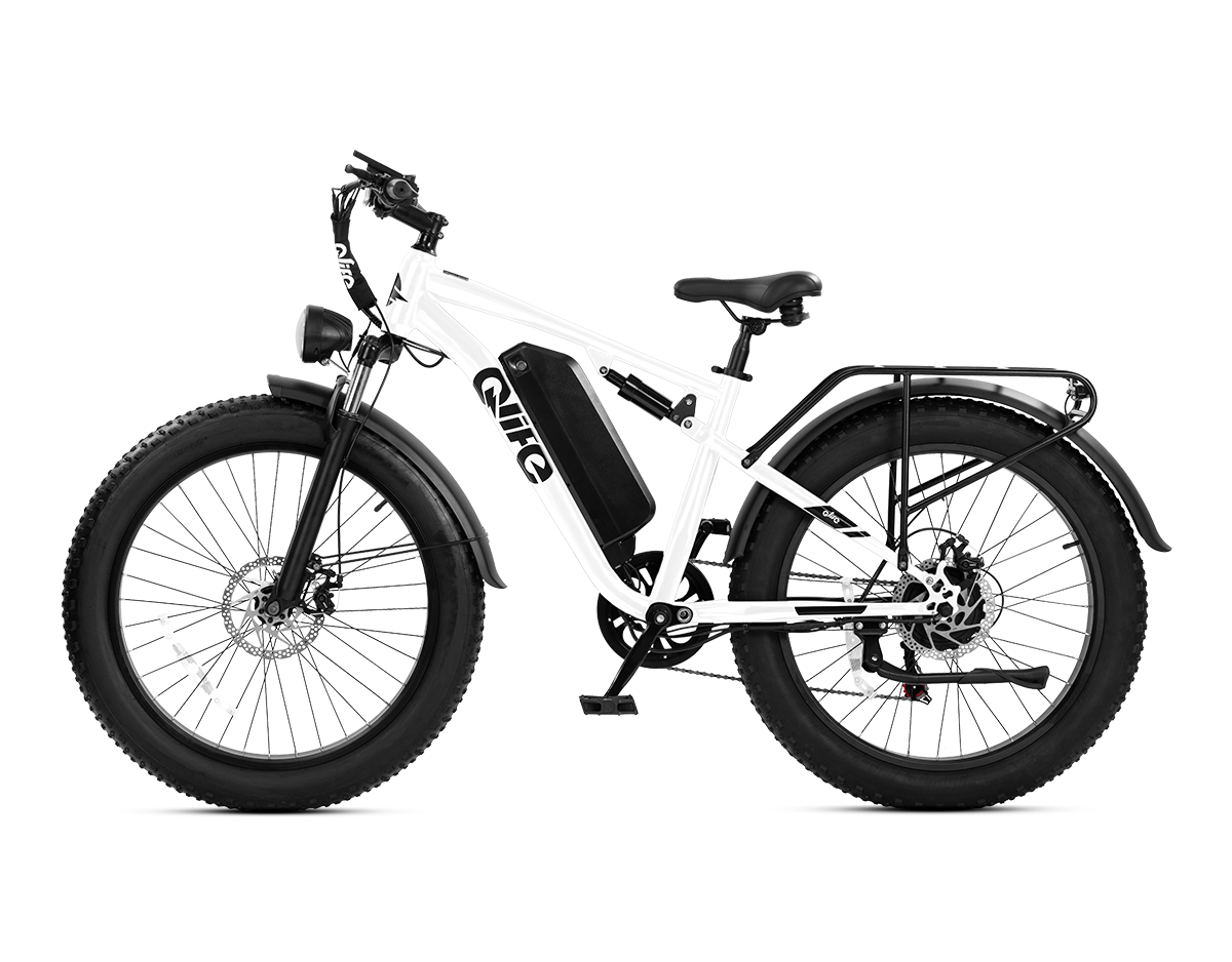 Racer Plus 26x4.0'' Fat Tire 2.0 Electric Bike For Adults, Standard, White 2