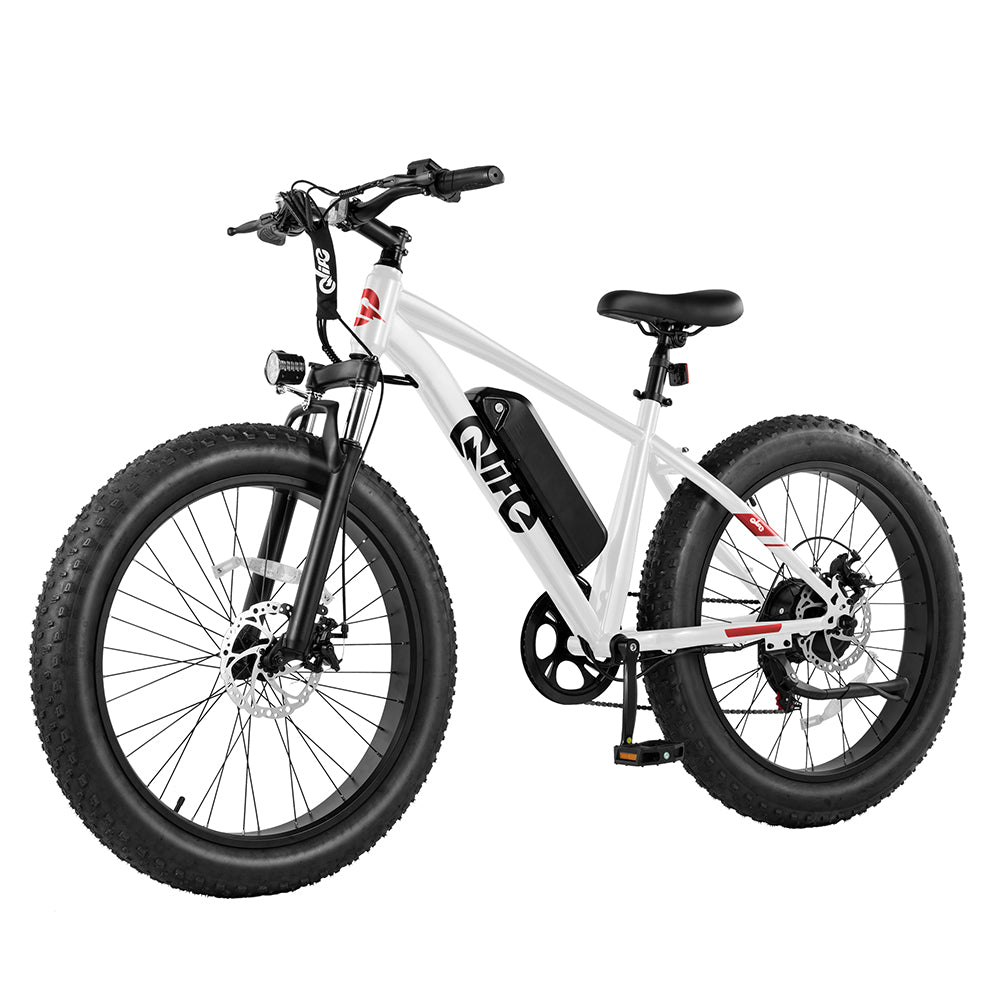 Racer Plus 26x4.0'' Fat Tire Electric Bike For Adults, Standard, White 4