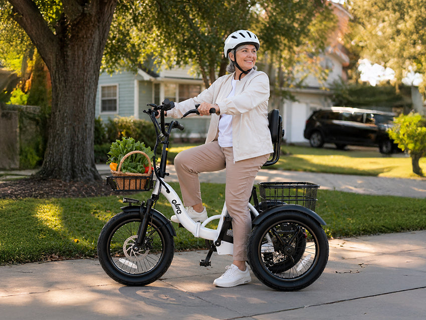 Triker 2.0 Folding 3 Wheels Electric Bike, Lifestyle