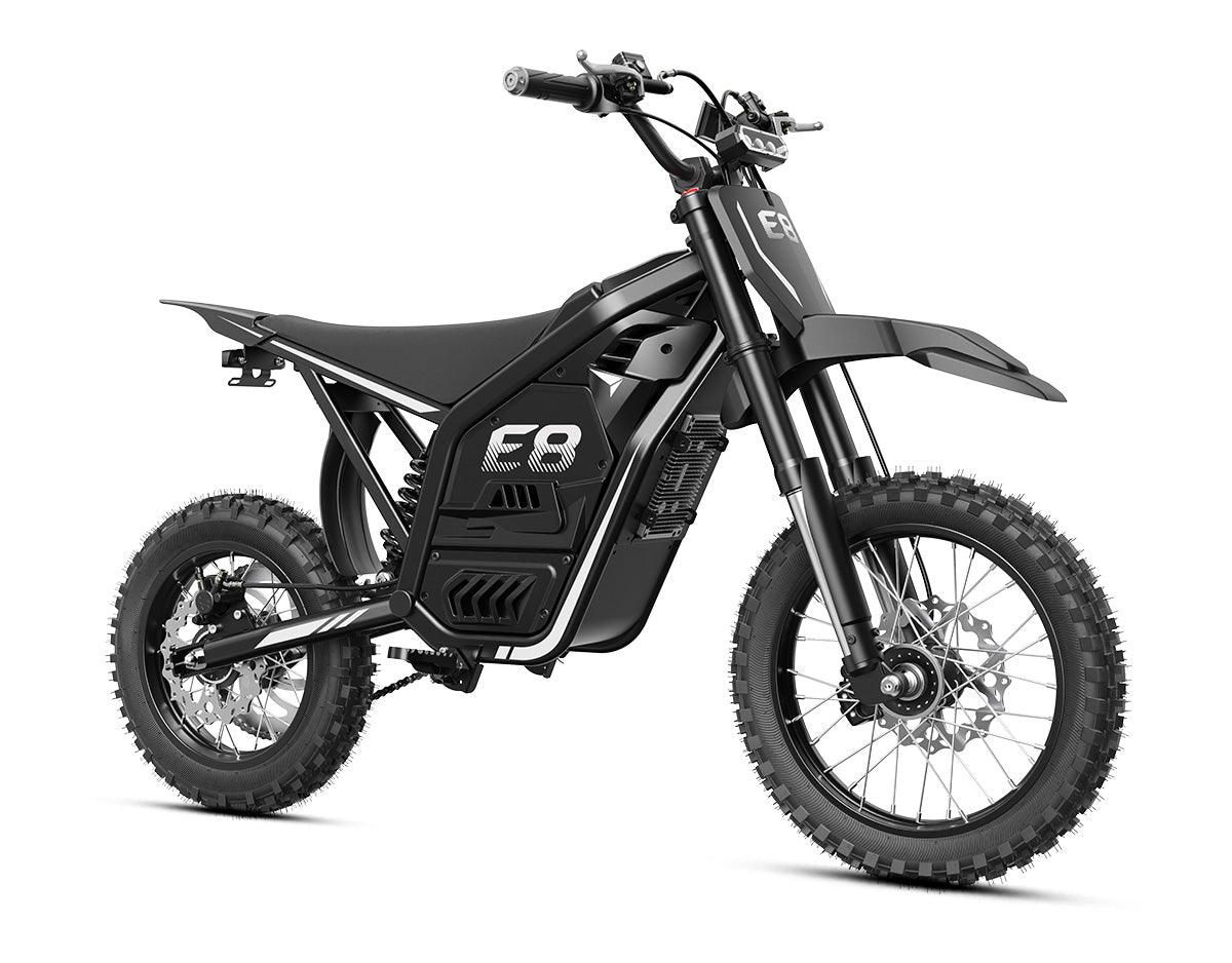 Vela E8 Electric Dirt Bike for Teens & Adults, Standard, Black 5