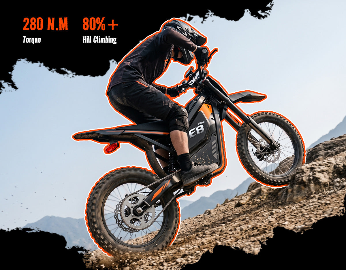 Vela E8 Plus Electric Dirt Bike for Teens & Adults