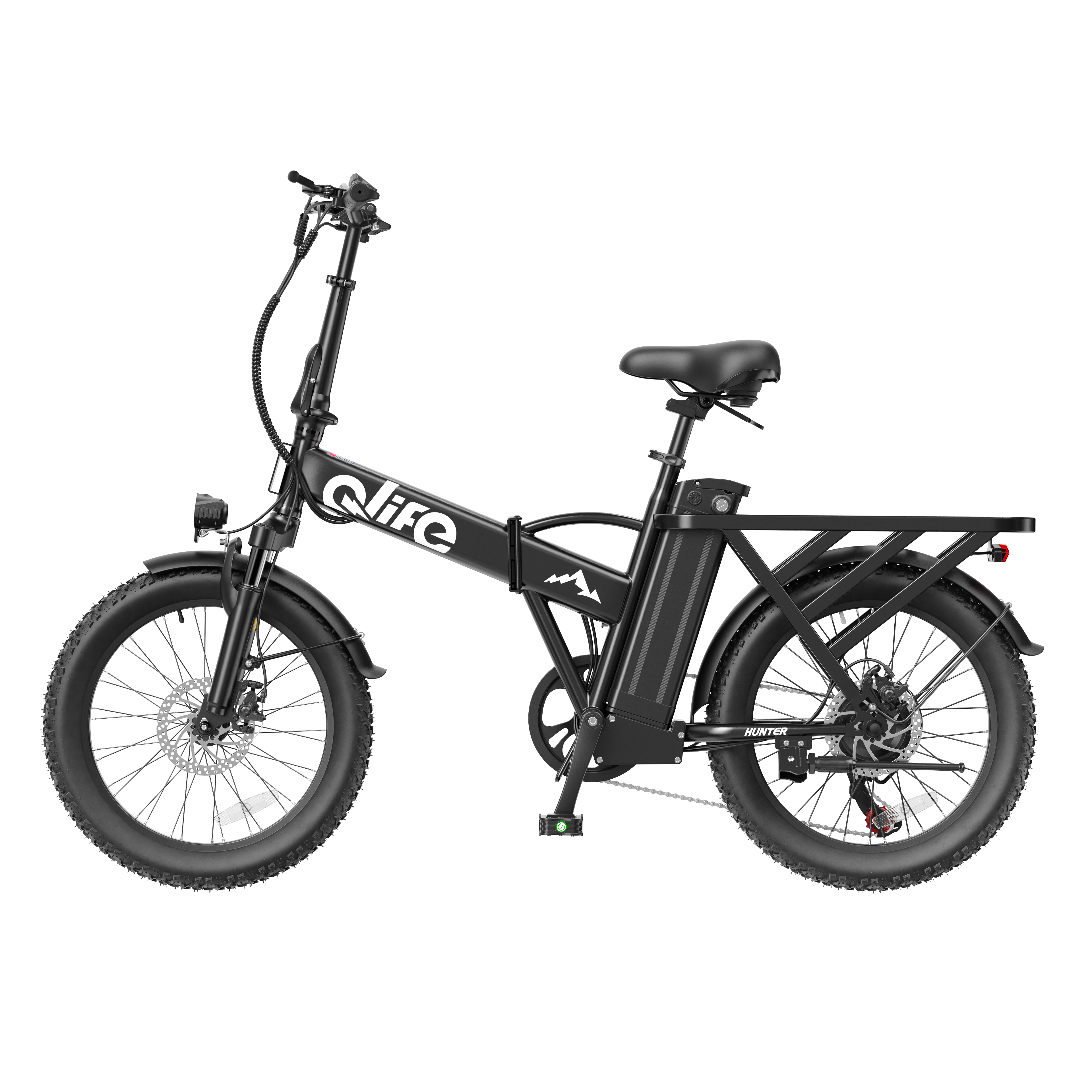 Hunter All-Terrain Folding Electric Bike for Adults