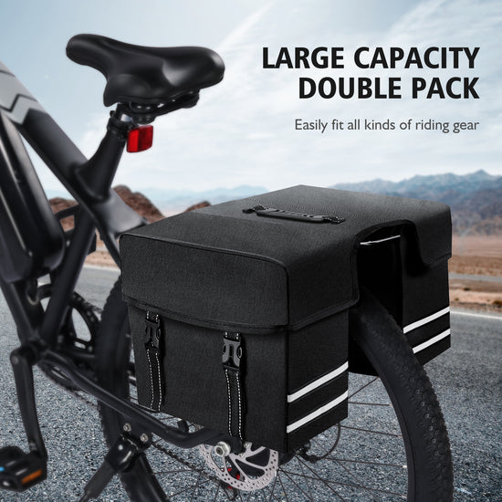 Free Bike Rack Pannier Bag*2