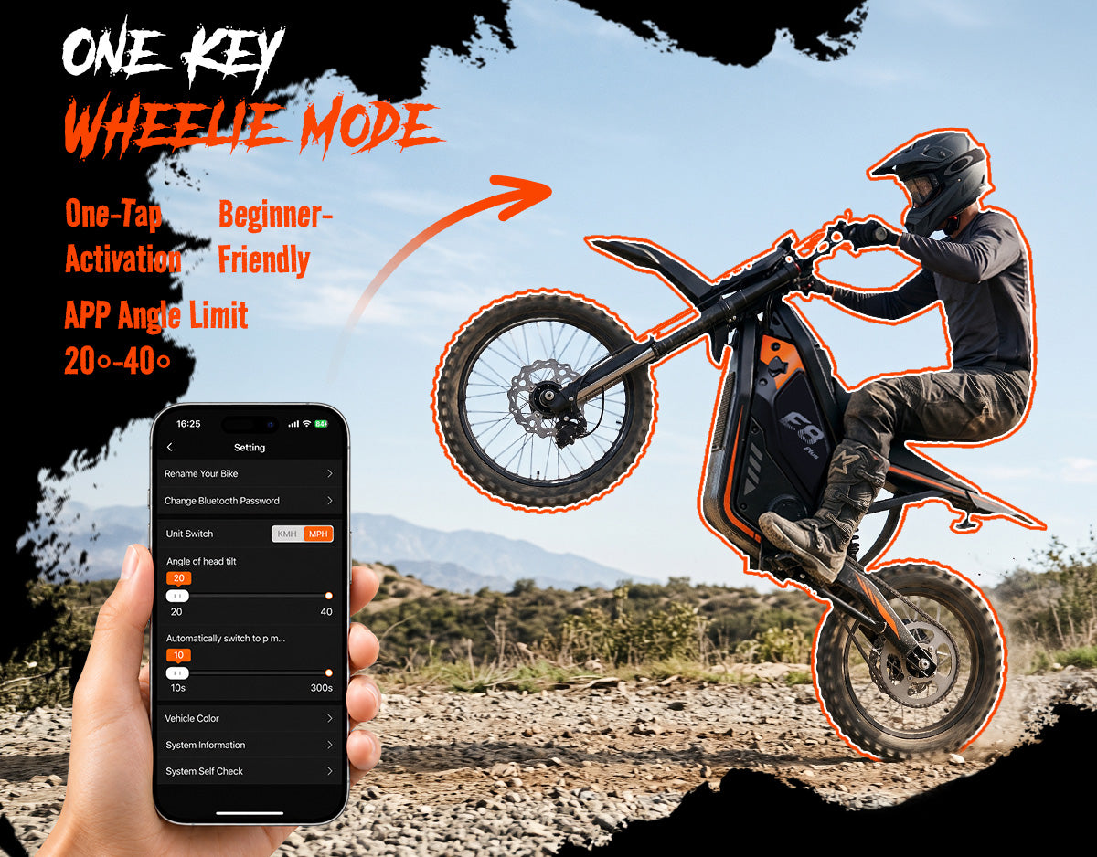 Vela E8 Plus Electric Dirt Bike for Teens & Adults