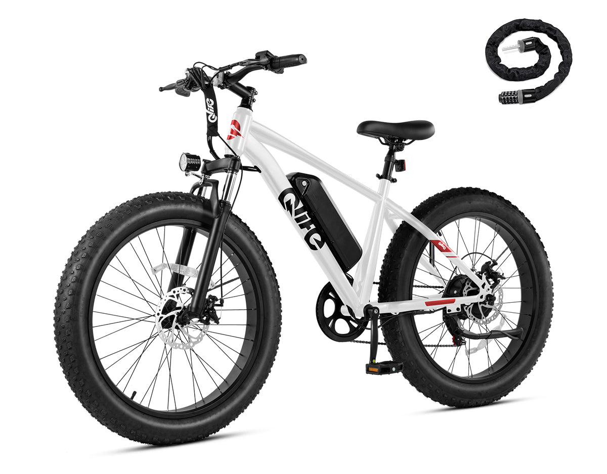 Racer Plus 26x4.0'' Fat Tire Electric Bike For Adults