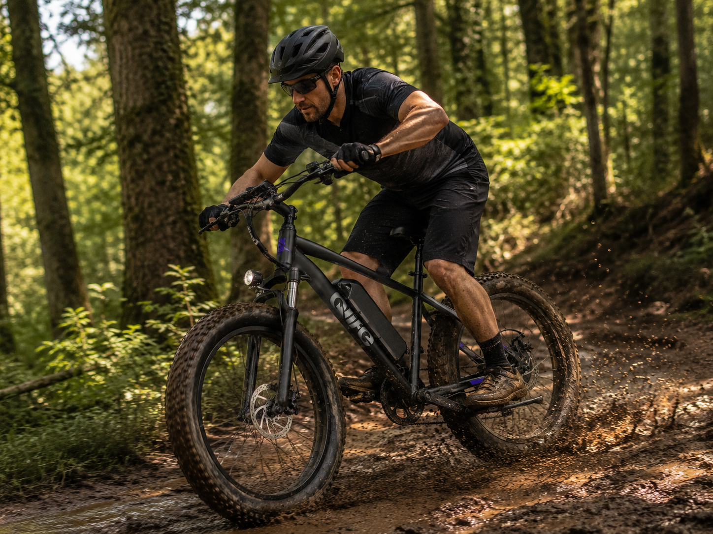 Racer Plus 26x4.0'' Fat Tire Electric Bike For Adults