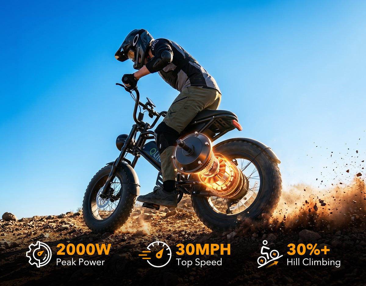 Spark D2 16x4.0" Moped-Style E-Bike