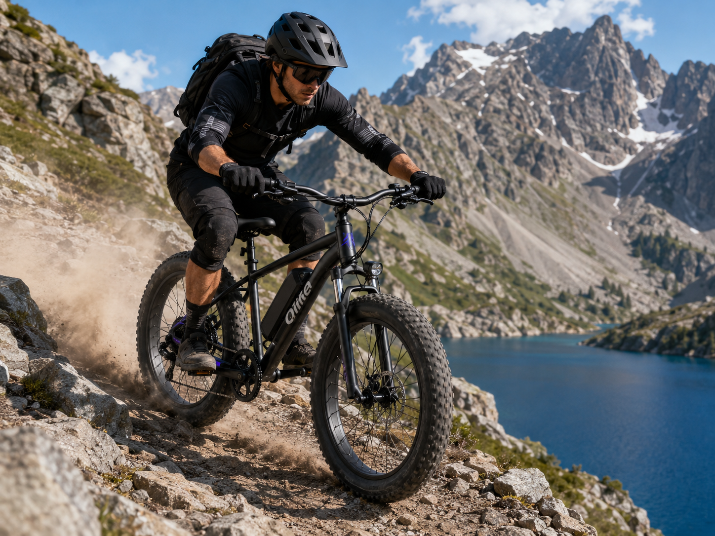 Racer Plus 26x4.0'' Fat Tire Electric Bike For Adults
