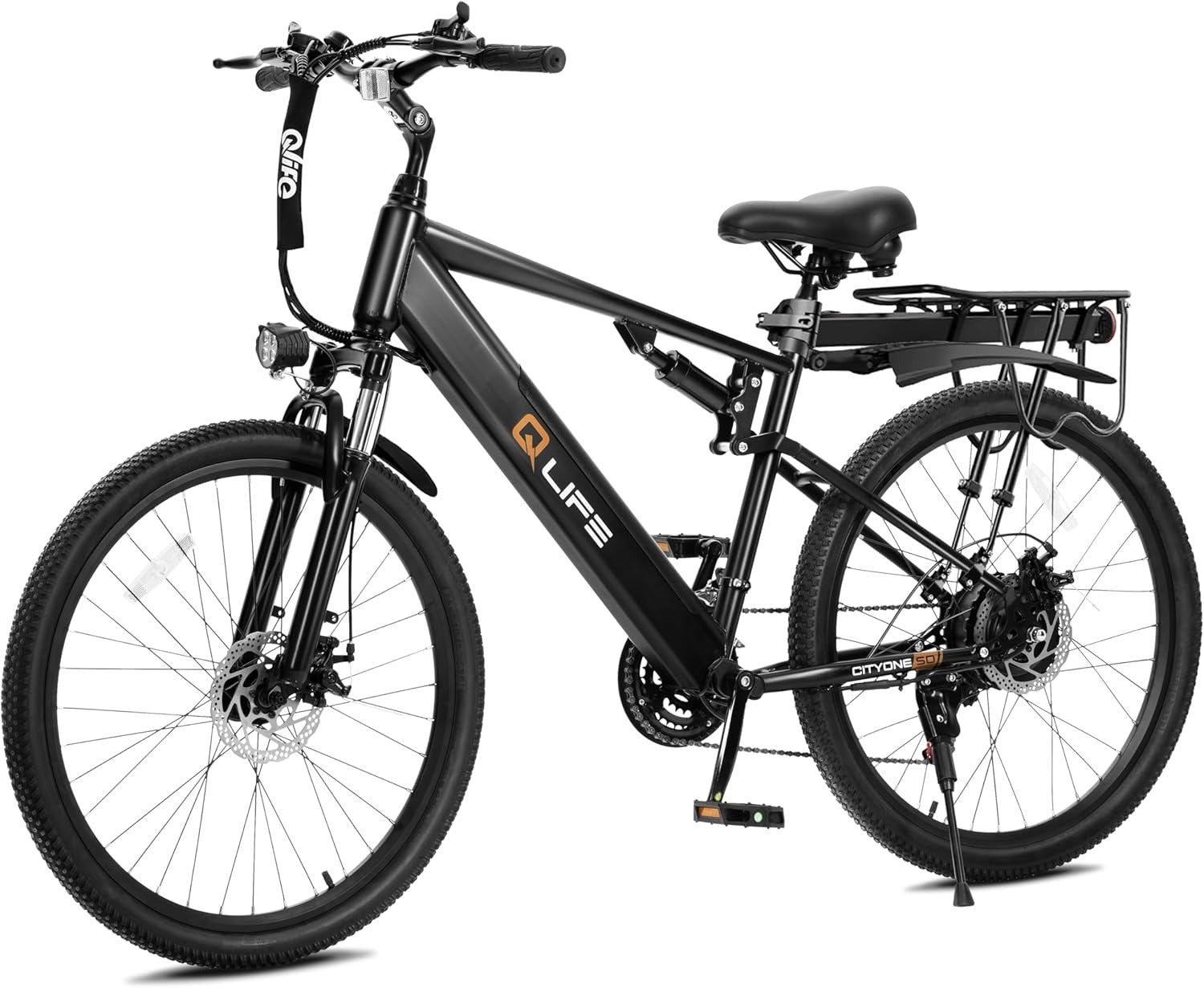 Cityone Step Over Ultra Full Suspension Mountain eBike for Adults