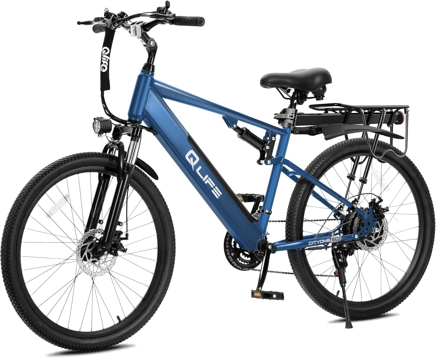 Cityone Step Over Ultra Full Suspension Mountain eBike for Adults
