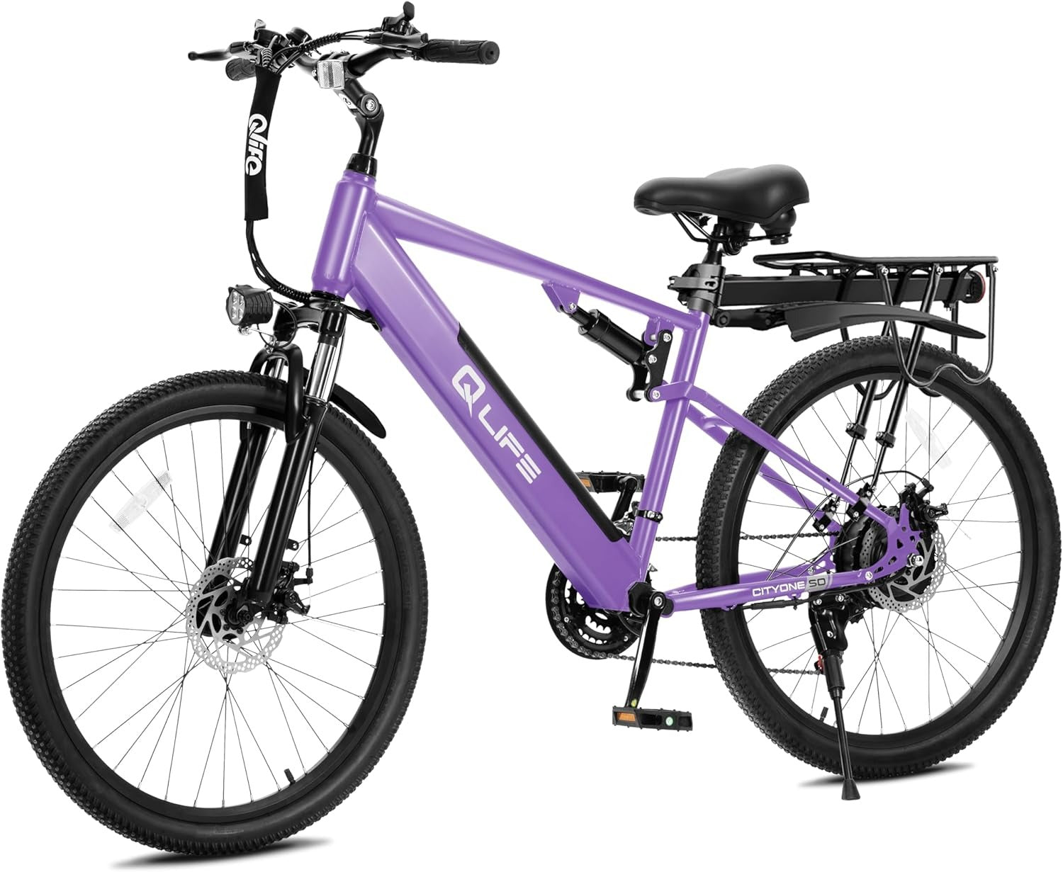 Cityone Step Over Ultra Full Suspension Mountain eBike for Adults