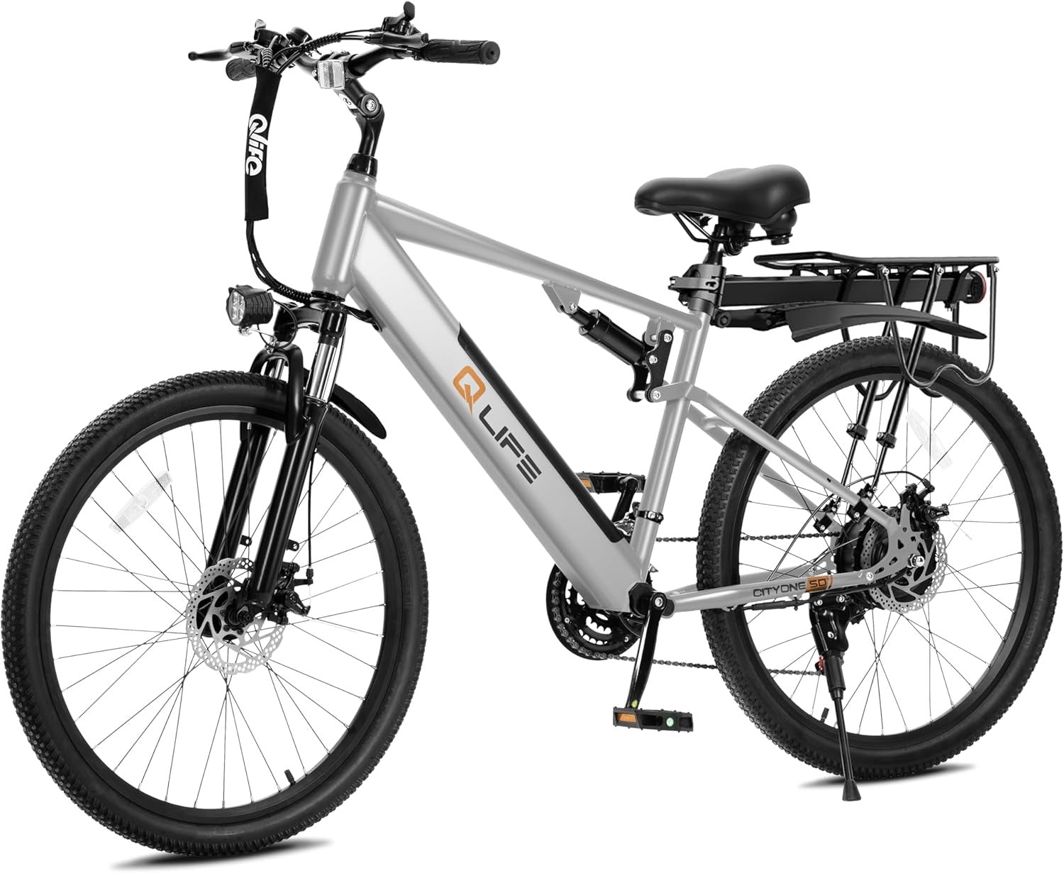 Cityone Step Over Ultra Full Suspension Mountain eBike for Adults