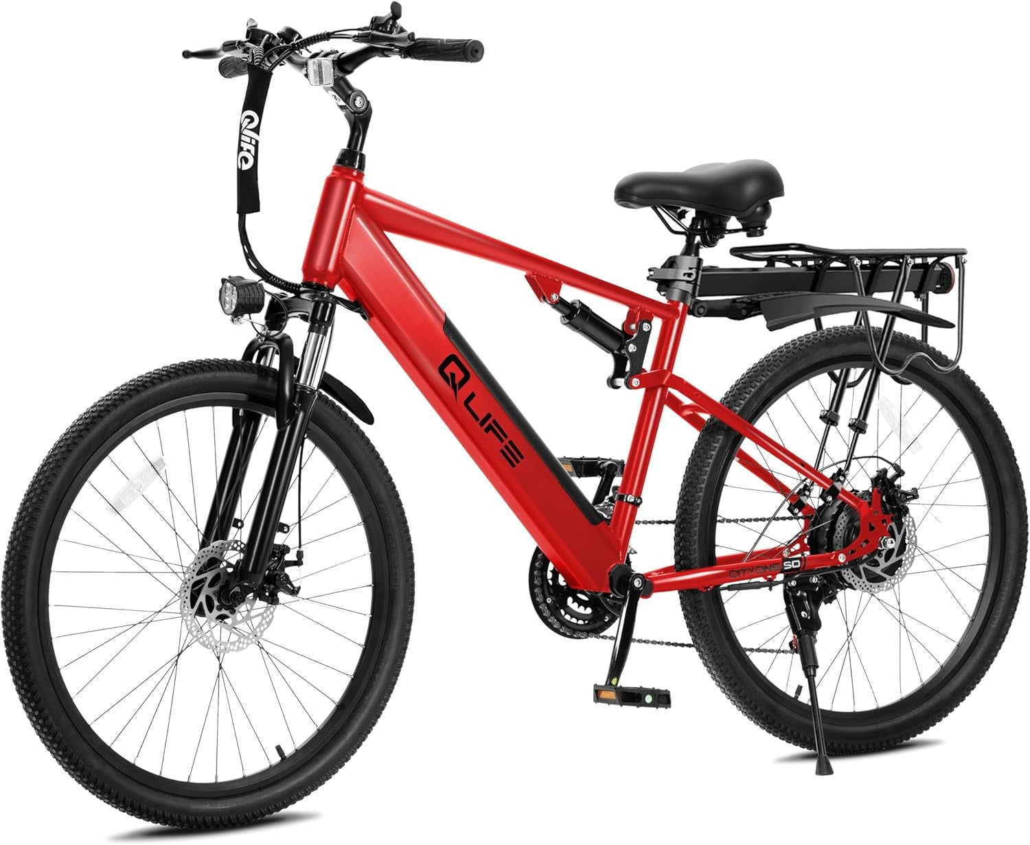 Cityone Step Over Ultra Full Suspension Mountain eBike for Adults