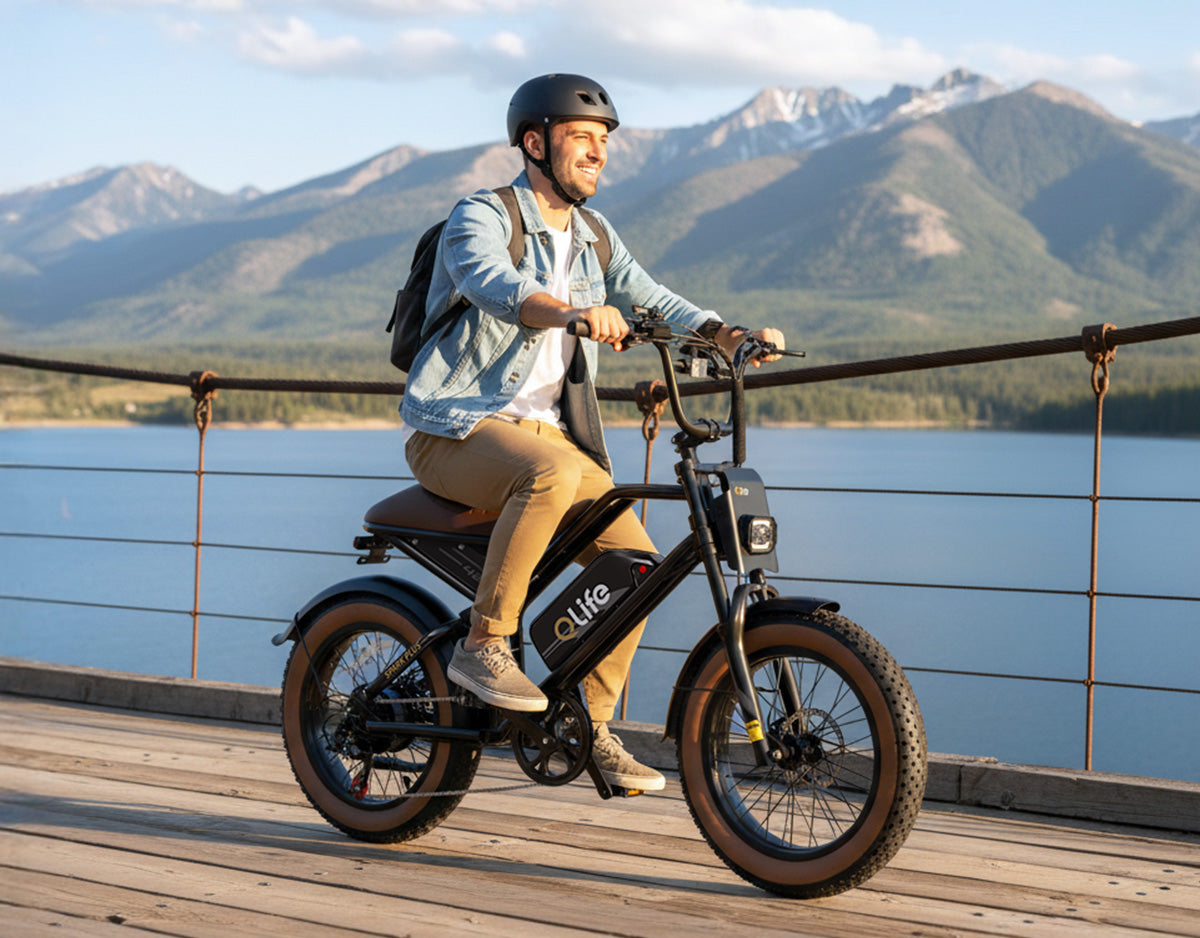 Spark Plus 20×4.0″ Moped-Style E-Bike: High-Speed, Long-Range Electric Bike for City &amp; Off-Road Adventures