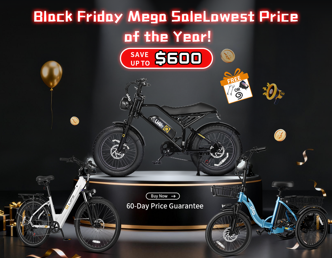 Black Friday E-Bike Deals 2025: Save $500-$1,200 | Ultimate Buyer's Guide Qlife Bike Black Friday E-Bike Deals 2025: Save $500-$1,200 | Ultimate Buyer's Guide Qlife Bike