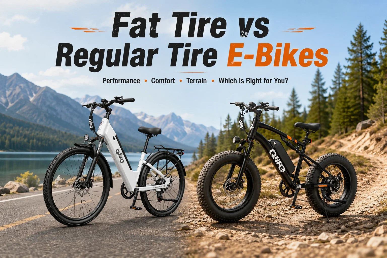 Fat Tire vs Regular Tire E-Bikes: Range, Comfort, and Handling