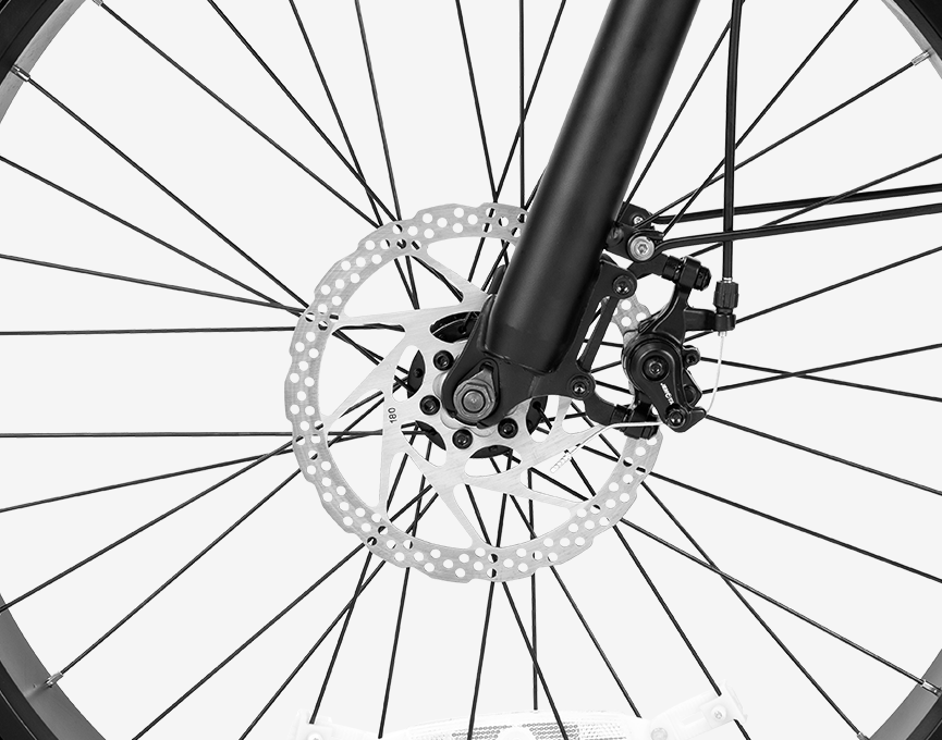 Front and Rear Mechanical Disc Brakes