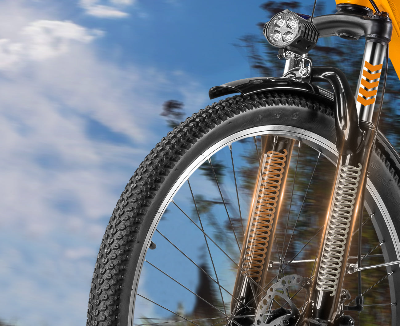 Adjustable Front Suspension Fork