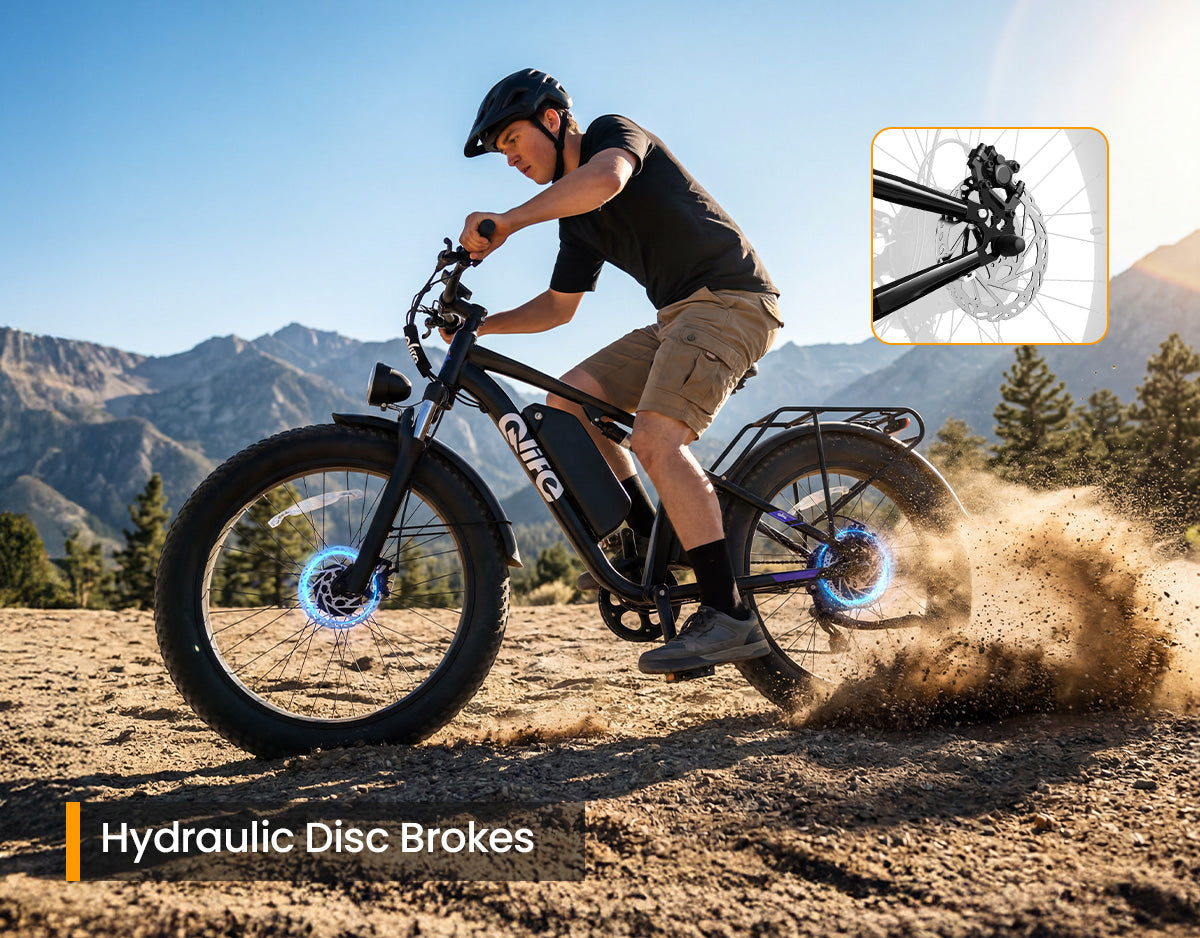 Racer Max Dual Motor 26x4.0'' Fat Tire Electric Bike for Adults