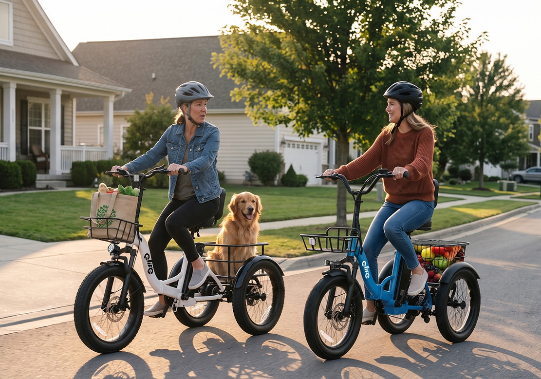 Electric Bike With Basket