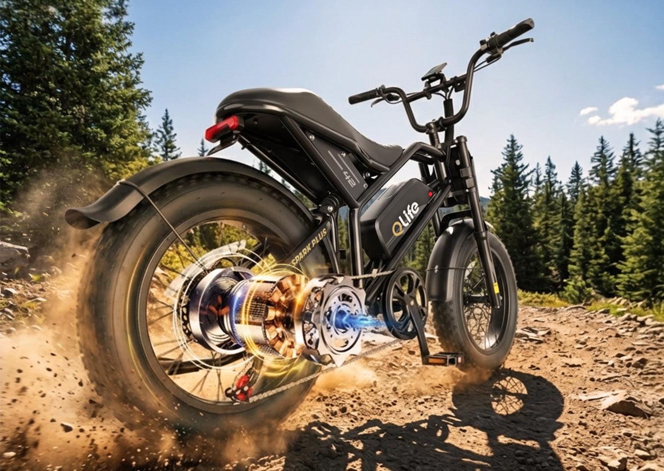 Dominate Every Terrain, Peak 2000W Motor System