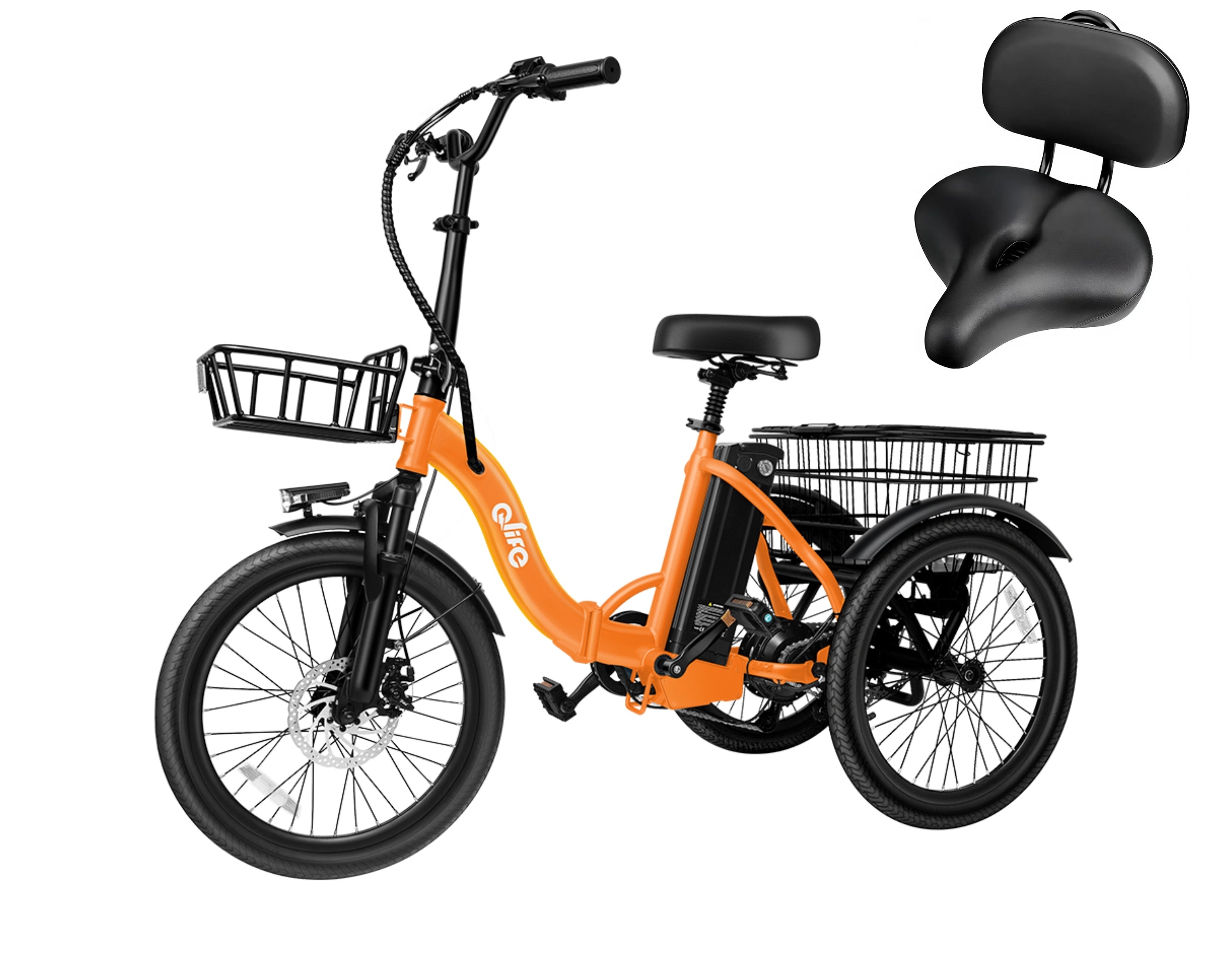 Triker Folding 3 Wheels Electric Bike