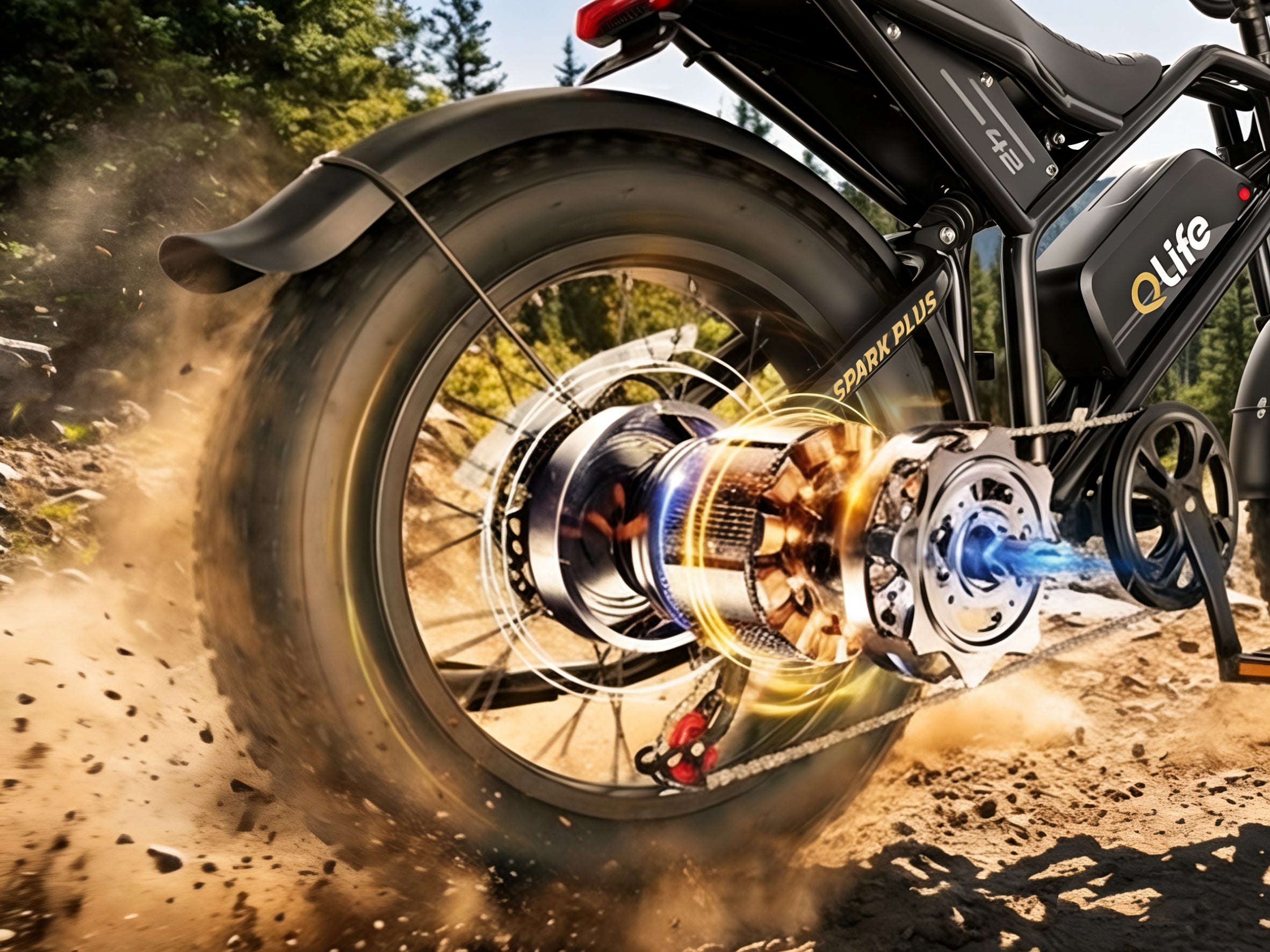 Dominate Every Terrain, Peak 2000W Motor System