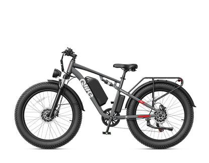 Racer Max Dual Motor 26x4.0'' Fat Tire Electric Bike for Adults