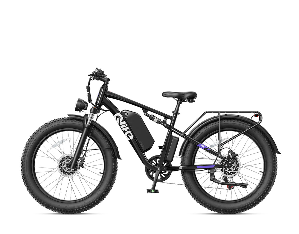 Racer Max Dual Motor 26x4.0'' Fat Tire Electric Bike for Adults