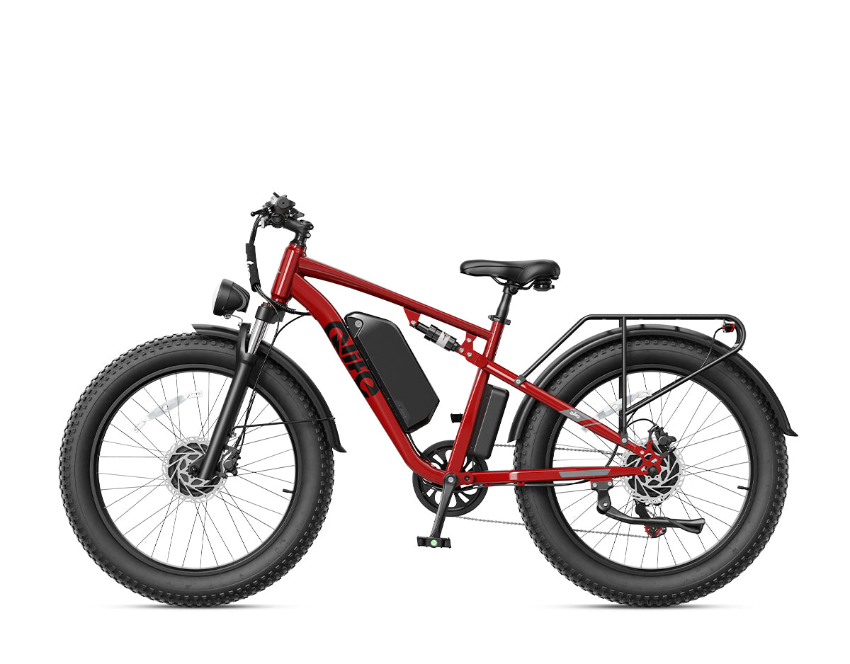 Racer Max Dual Motor 26x4.0'' Fat Tire Electric Bike for Adults
