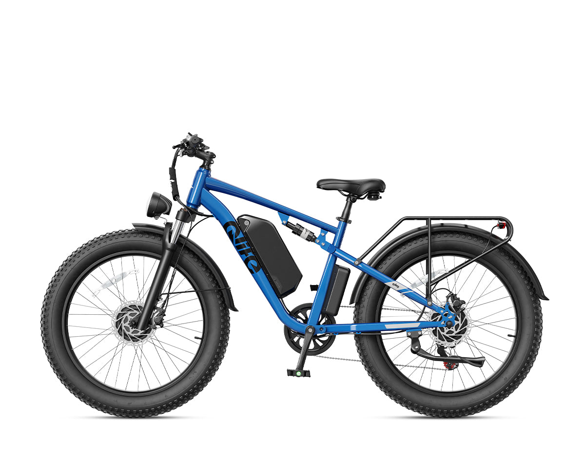 Racer Max Dual Motor 26x4.0'' Fat Tire Electric Bike for Adults