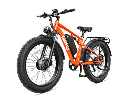 Racer Max Dual Motor 26x4.0'' Fat Tire Electric Bike for Adults