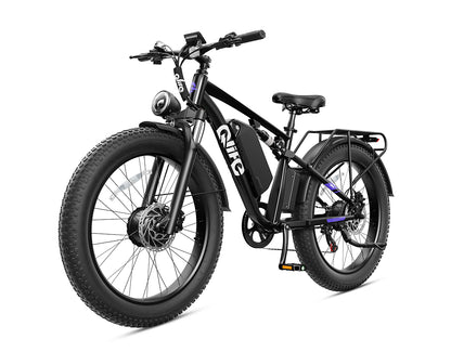 Racer Max Dual Motor 26x4.0'' Fat Tire Electric Bike for Adults