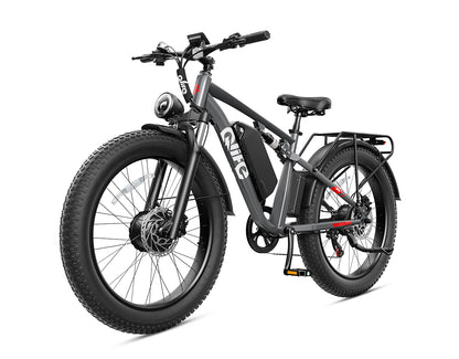 Racer Max Dual Motor 26x4.0'' Fat Tire Electric Bike for Adults