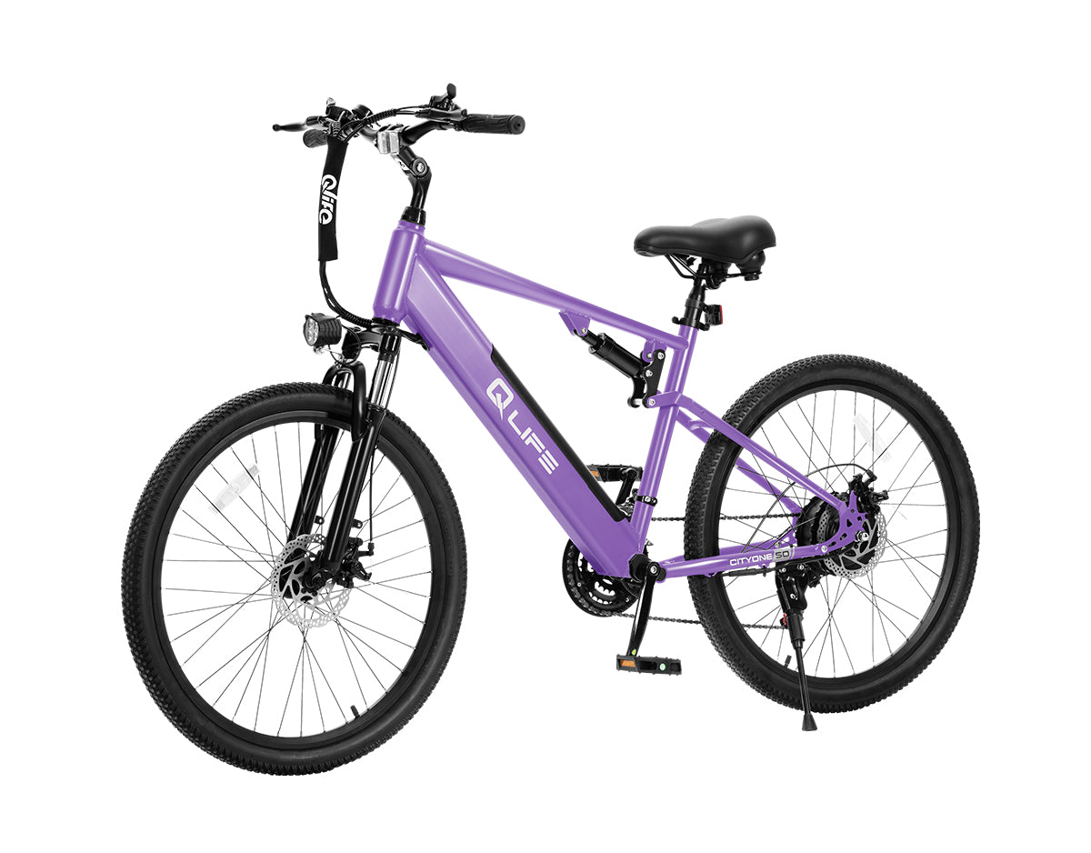 Cityone Step Over Ultra Full Suspension Mountain eBike for Adults