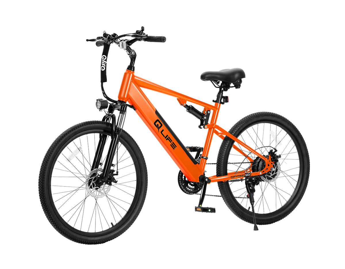 Cityone Step Over Ultra Full Suspension Mountain eBike for Adults
