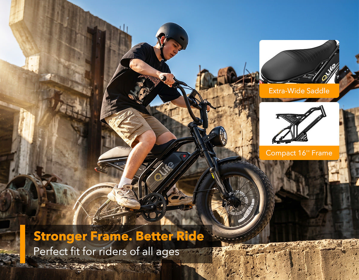 Spark D2 16x4.0" Moped-Style E-Bike