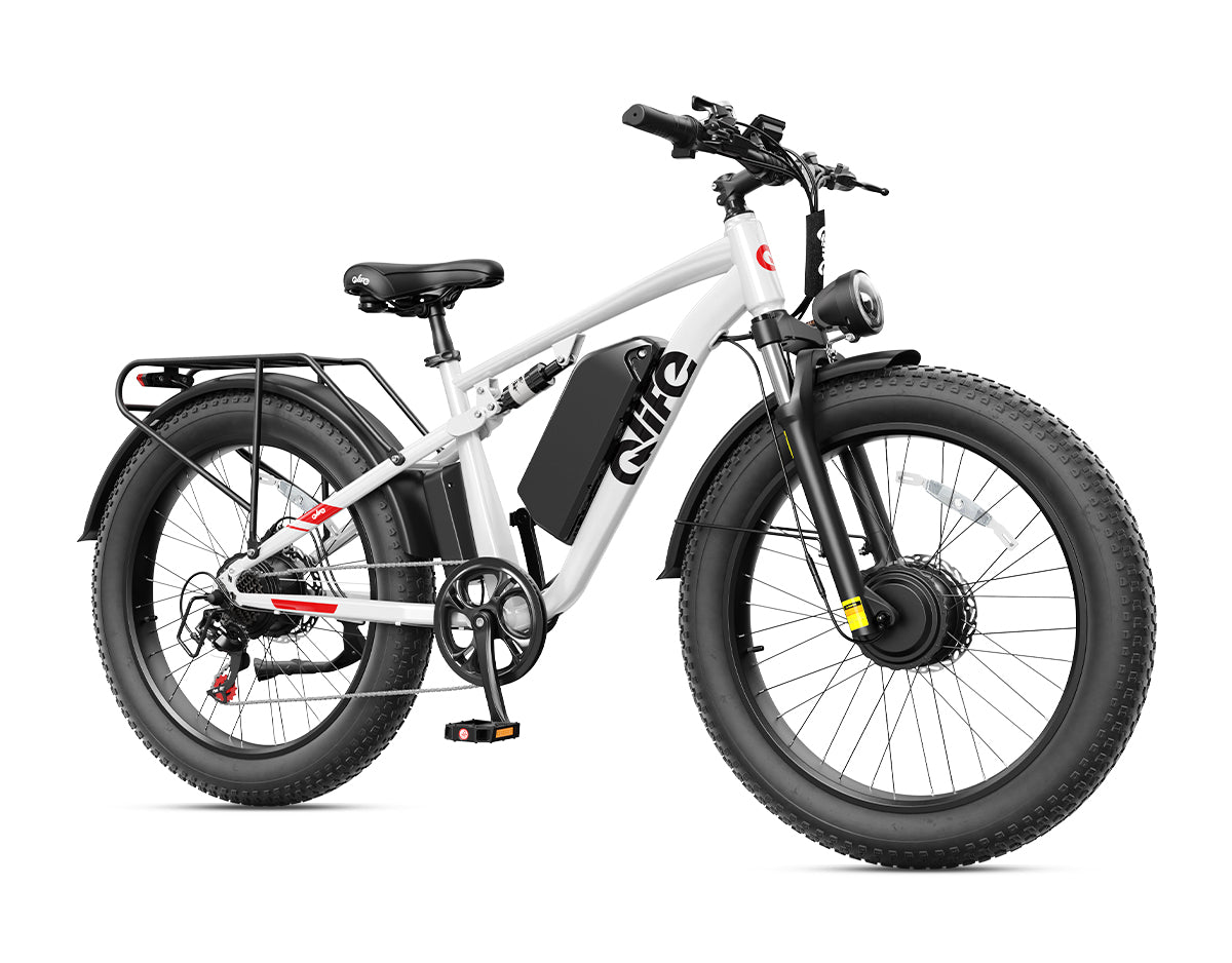 Racer Max Dual Motor 26x4.0'' Fat Tire Electric Bike for Adults