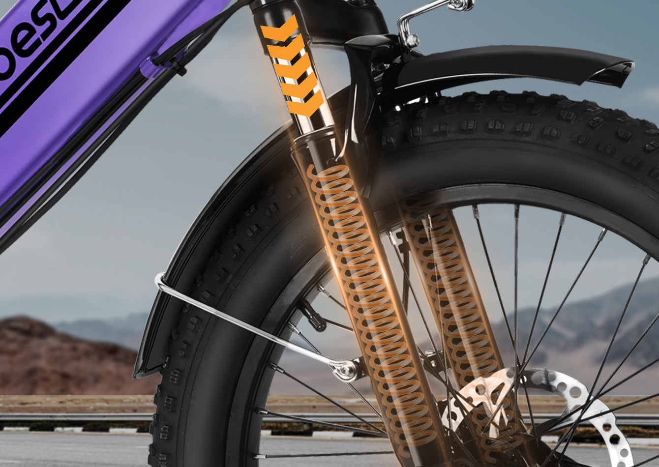 Adjustable Front Suspension Fork