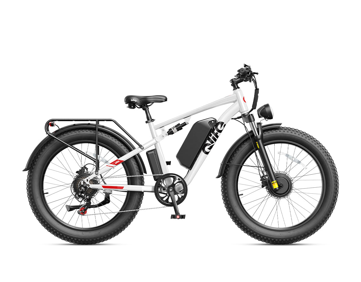 Racer Max Dual Motor 26x4.0'' Fat Tire Electric Bike for Adults