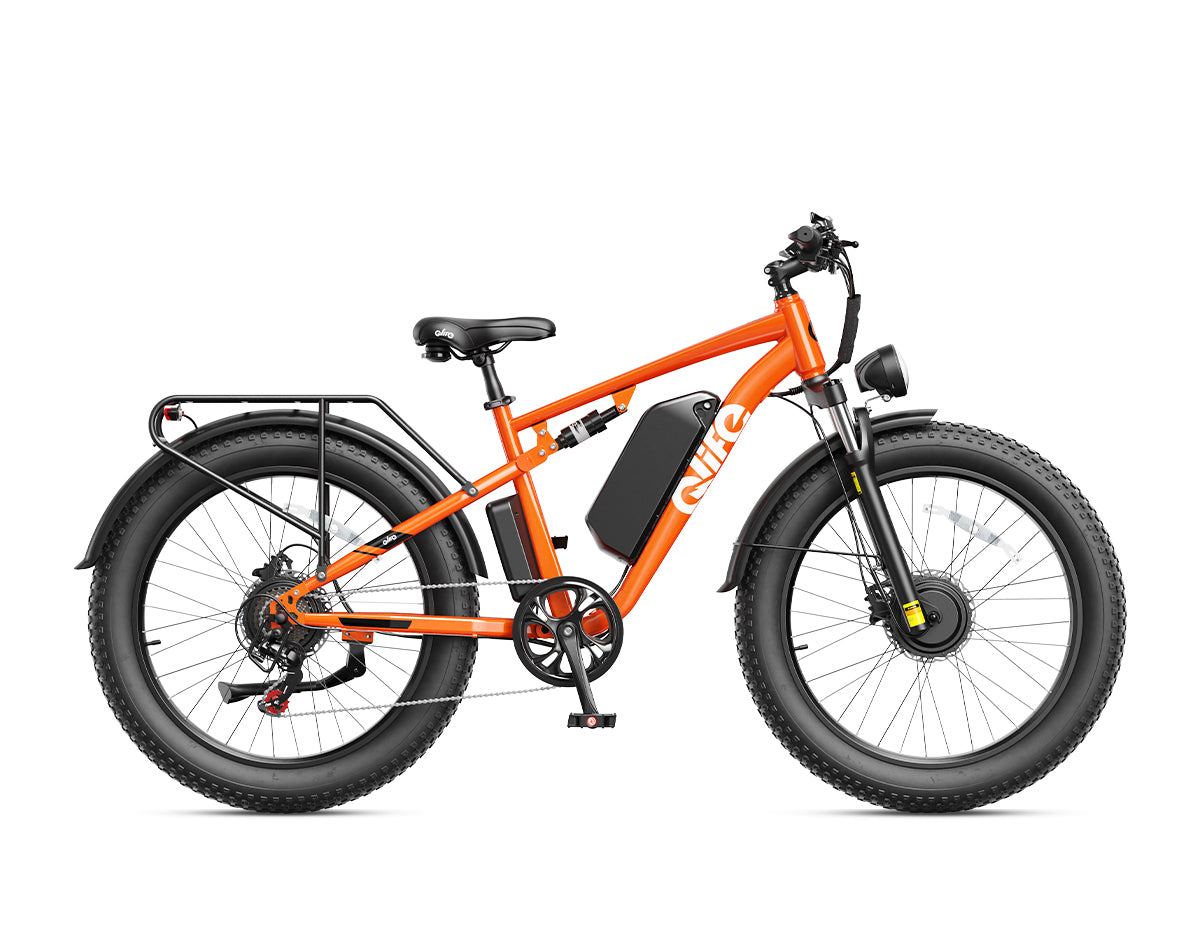 Racer Max Dual Motor 26x4.0'' Fat Tire Electric Bike for Adults